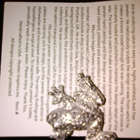 Pweter frog - Picture 5 of 6